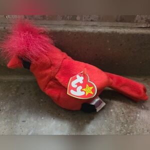 Vintage TY "Mac" the Cardinal (1998) Beanie Baby